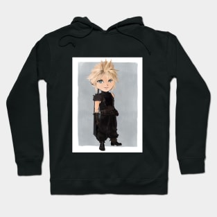 Chibi Cloud Strife Final Fantasy Hoodie